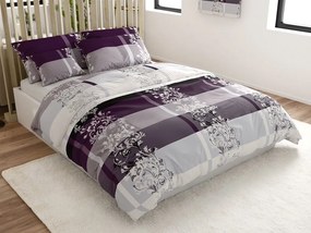 Lenjerie de pat din polibumbac LUXURY mov Dimensiune lenjerie de pat: 2 buc 70 x 90 cm | 200 x 220 cm