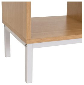 Bibliotecă de copii în culoare naturală cu aspect de lemn de stejar 63x159 cm Mid-Lines – Casa Selección