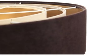 Lustr TRINITI 1xE27/60W/230V pe cablu, maro/bej/auriu