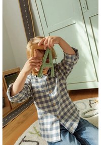 Covor de joacă pentru copii crem din bumbac ø120 cm ABC Color and Letters – Lorena Canals