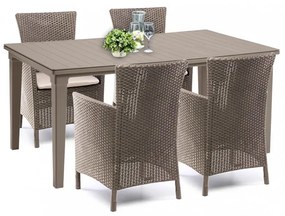 Set mobilier de grădină Futurowa 4+1 cappuccino