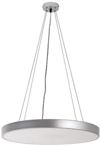 Lustra suspendata LED Tesia 40cm, argintiu