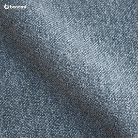 Pat albastru tapițat cu spațiu de depozitare cu saltea 120x200 cm Avela – Bonami Selection