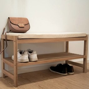 Wenko Șapcă de pantofi din lemn cu scaun ACINA