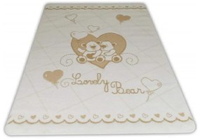Covor copii Baby Set Lovely Bear Bej 120 x 180 cm