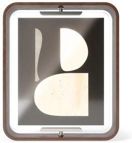 Ramă foto maro închis cu picior de susținere din lemn 26x31,5 cm Bellwood – Umbra