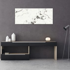 Tablou - Marmură albă (120x50 cm)