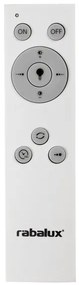 Rabalux - Plafonieră LED dimmabilă, 40W/230V, cu telecomandă, 3000-6000K