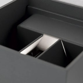 Aplică LED de exteror cu senzor Orion AL 11-1314 CUBE-S LED/13W/230V IP54 antracit