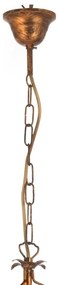 Lustră pe lanț TERESA 3xE14/6W/230V bronz ONLI