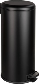 Coș de gunoi LEMAN cu funcție Easy-Close, Negru mat, 30 L, WENKO