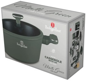 Oala aniaderenta cu interior titan 24 cm Green Matte Collection Berlinger Haus BH 8201