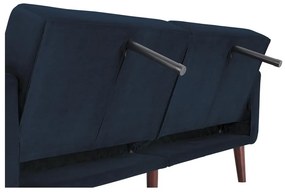 Canapea extensibilă albastră 201 cm Nola - Støraa