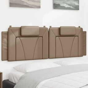 374801 vidaXL Pernă pentru tăblie pat, cappuccino, 160 cm, piele artificială