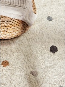 Covor pentru copii crem lavabil/țesut manual din bumbac 140x200 cm Snuggle Pippo – Hanse Home