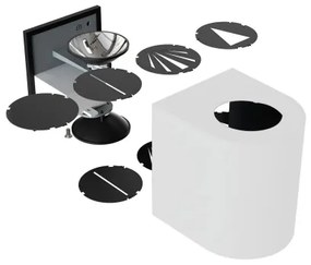 Nordlux CANTO Aplică de perete LED pentru exterior, 2xLED/6W/230V, IP44, alb