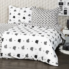 Lenjerie de pat micro 4Home Appletime, 140 x 200 cm, 70 x 90 cm