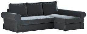 Husa canapea extensibila cu sezlong Backabro