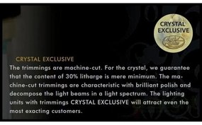 Lustra LUX decorativ fulgi de zapada din cristal SNOWFLAKE 02A