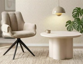 Masa rotunda Rosalia ecru ø120/h77 cm