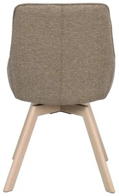 Scaune de dining bej 2 buc. Alison – Rowico
