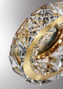 Spot incastrat cristal pentru tavan ESTER 1 auriu