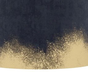 Lustră pe cablu Eglo 39973 CASUARITA 1xE27/40W/230V d. 38 cm albastru/auriu