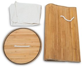 Cos rufe rotund 70 l Bambus Natur 65 x 41 cm