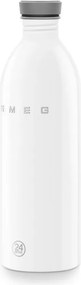 Sticla Smeg Urban WBF02WH, 1 l, Inchidere ermetica, Fara VRA, Otel inoxidabil, Alb