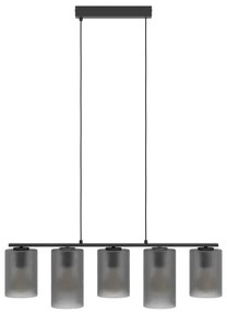 Lustră pe cablu Eglo 901163 COLOMERA 5xE27/40W/230V gri