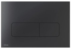 Clapeta de actionare Alca Flat MOON-BLACK negru mat