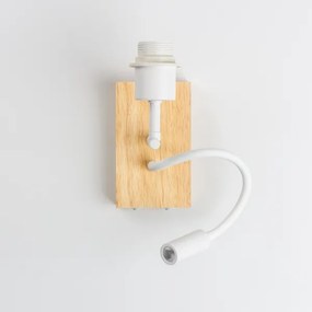Brilagi - LED Flex. lampă BOBO WOOD 1xE27/25W/230V + LED/3W stejar/alb/albastru/miere