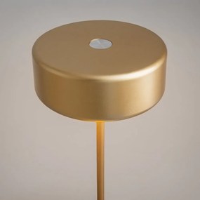 Lampa portabila cu baterii AI design auriu