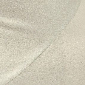 Fotoliu bean bag maro cu tapițerie din țesătură bouclé Tube 100 – SLOWDOWN