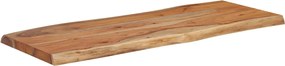 vidaXL Blat masă 90x40x2,5 cm dreptunghiular lemn acacia margine vie