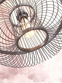 Lampa de podea eco din bambus Hokkaido S 25cm, negru