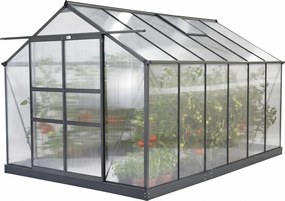 Seră de grădină din aluminium Azalia 2,5 x 3,7m CoverTech antracit