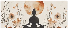 Tablou - Yoga Portocalie (120x50 cm)