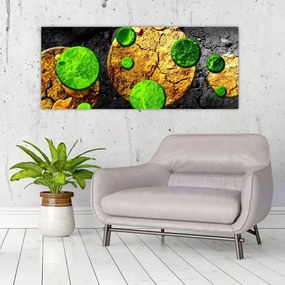 Tablou abstract - Bilă (120x50 cm)