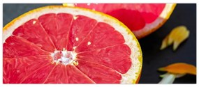 Tablou cu grapefruit tăiat (120x50 cm)