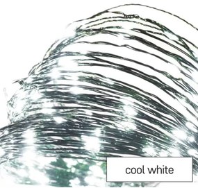 Instalație LED de Crăciun de exterior 150xLED/20m IP44 alb rece