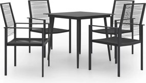 vidaXL Set mobilier de grădină, 5 piese