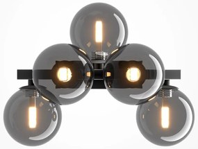 Aplica perete moderna design deosebit Dallas 5 negru