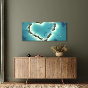 Tablou - Insulele inimii (120x50 cm)