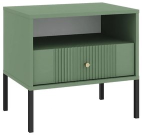 Noptieră LUE, verde/negru