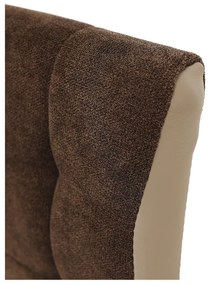 Scaun bucătărie, maro/bej/crom, GERDA NEW