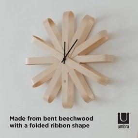 Ceas de perete ø 51 cm Ribbonwood – Umbra