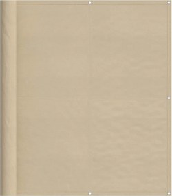 vidaXL Paravan de balcon, bej, 120x700 cm, 100% poliester oxford