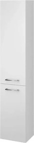 Dulap inalt suspendat Cersanit Lara alb 150x30 cm