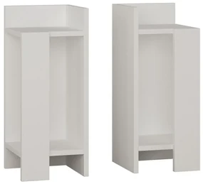 Măsuță de pat Elos White, 2 buc